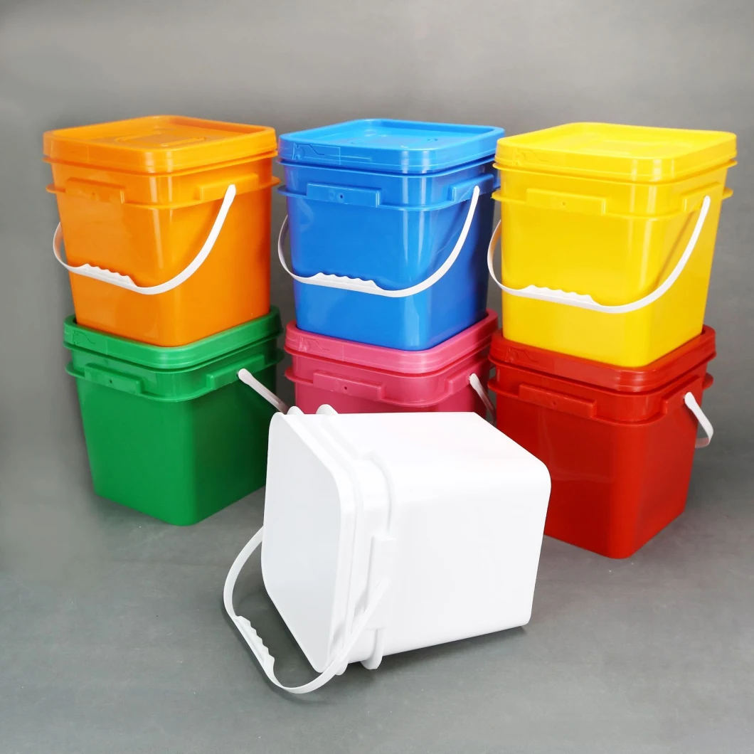 PP Material Multi-Purpose Plastic Square Packing Bucket