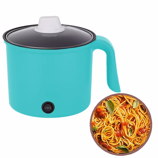 Sartén eléctrica multifunción pequeña antiadherente, olla caliente Wok para cocinar arroz, fideos fritos, estofado, sopa, pescado al vapor, huevo hervido