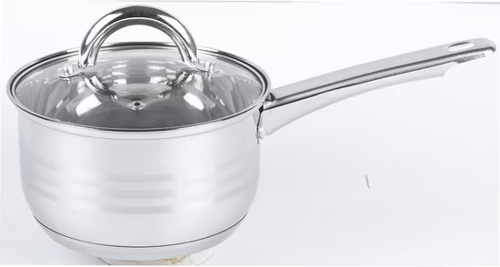 Venta al por mayor, utensilios de cocina caseros personalizados, cacerola Ss, cacerola de acero inoxidable, juego de utensilios de cocina