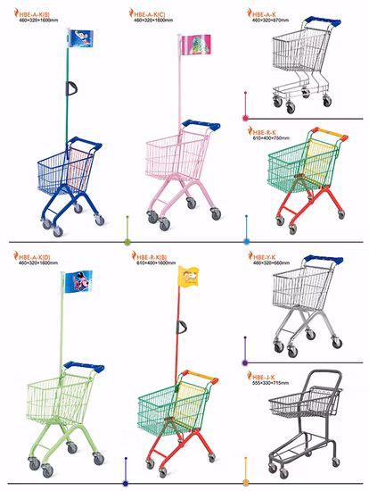 Carrito de compras de comestibles con carrito de mano para niños y bebés