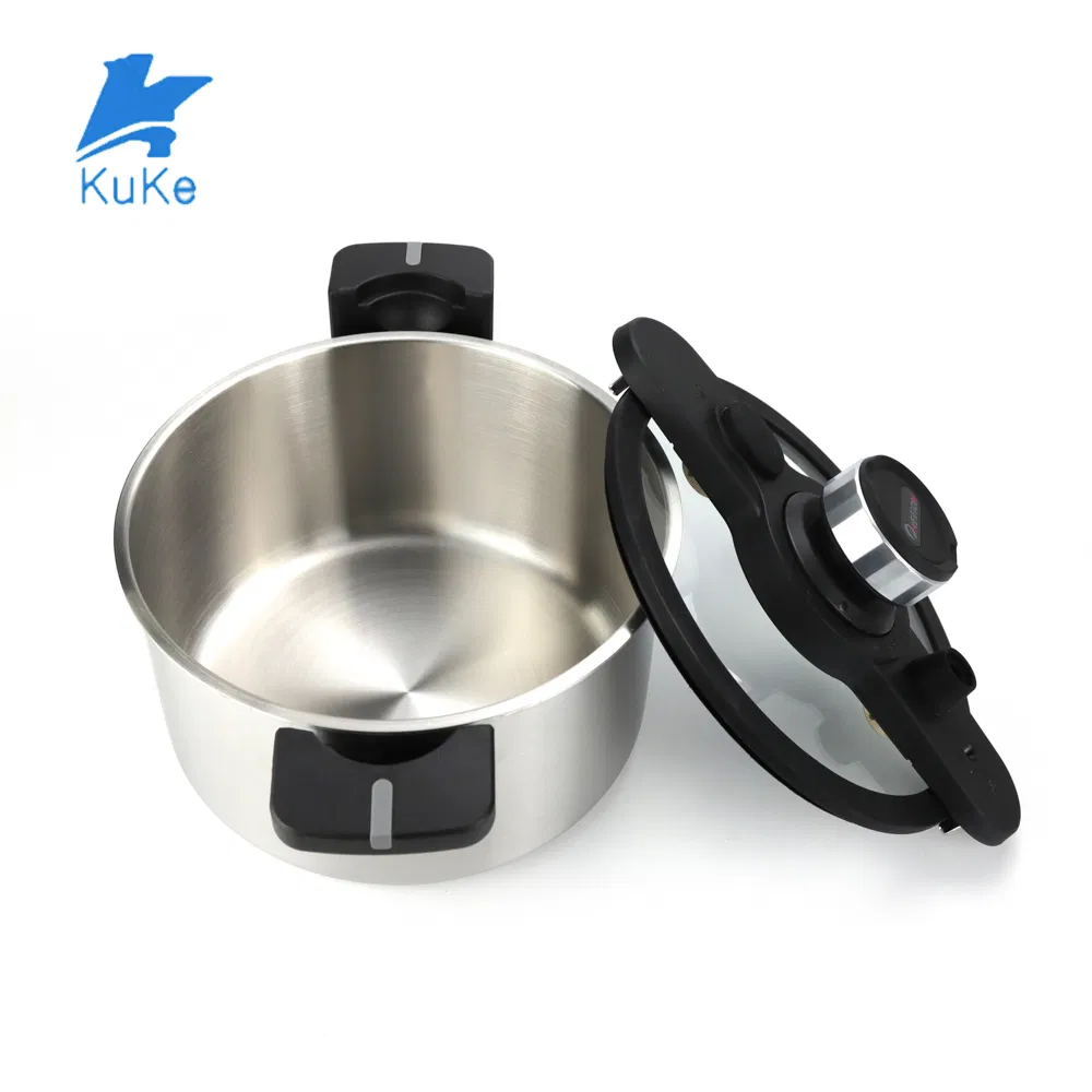 Olla de baja presión de acero inoxidable 304 de buena calidad, ollas de micropresión, olla de sopa multifunción de baja presión