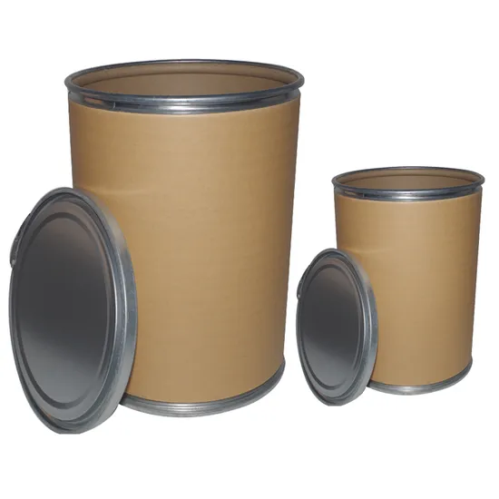 Embalaje multipropósito Tambor de fibra de cubierta de madera profesional de 36 cm * 60 cm